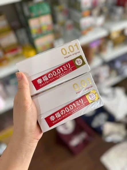Bao Cao Su Sagami Original 0.01 Nội Địa Nhật