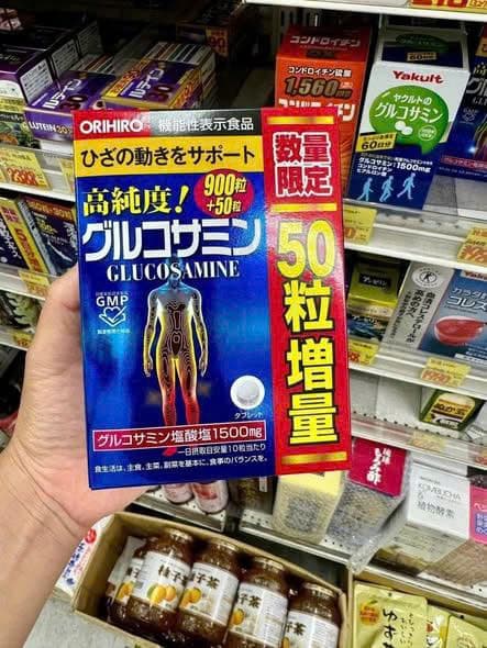 Viên Uống Bổ Xương Khớp Orihiro Glucosamine Nội Địa Nhật (Hộp 950 viên)