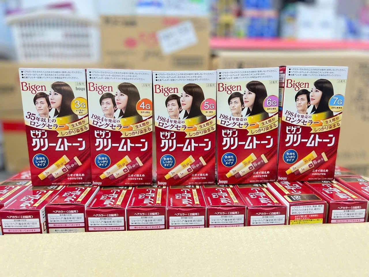 Thuốc Nhuộm Tóc Phủ Bạc Bigen Nội Địa Nhật
