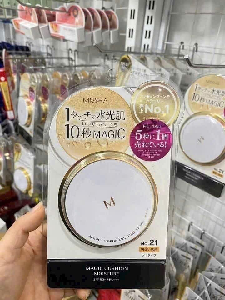 Phấn Nước Missha M Magic Cushion Moisture SPF50+ No.21 (bản Nhật)
