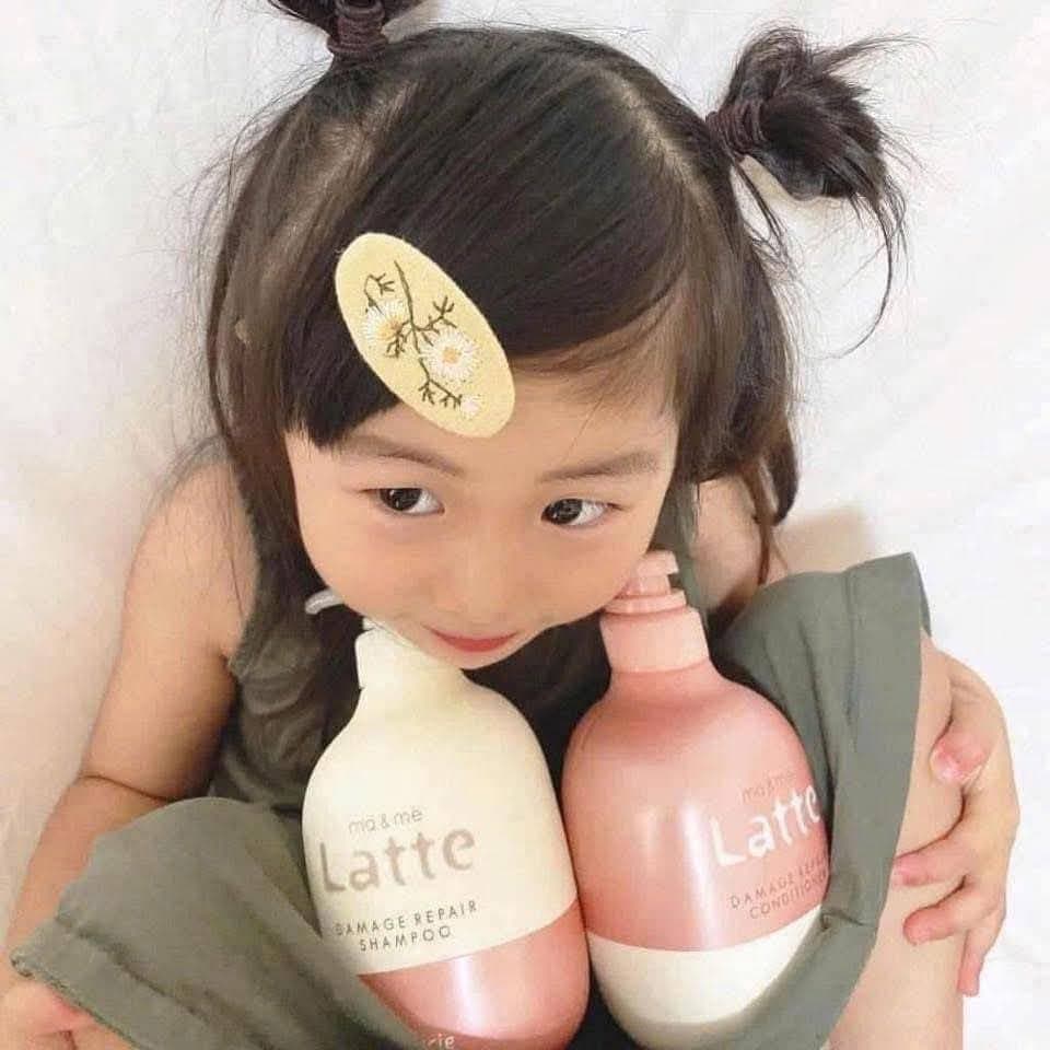 Set Gội Xả Latte Cho Mẹ Và Bé Nội Địa Nhật
