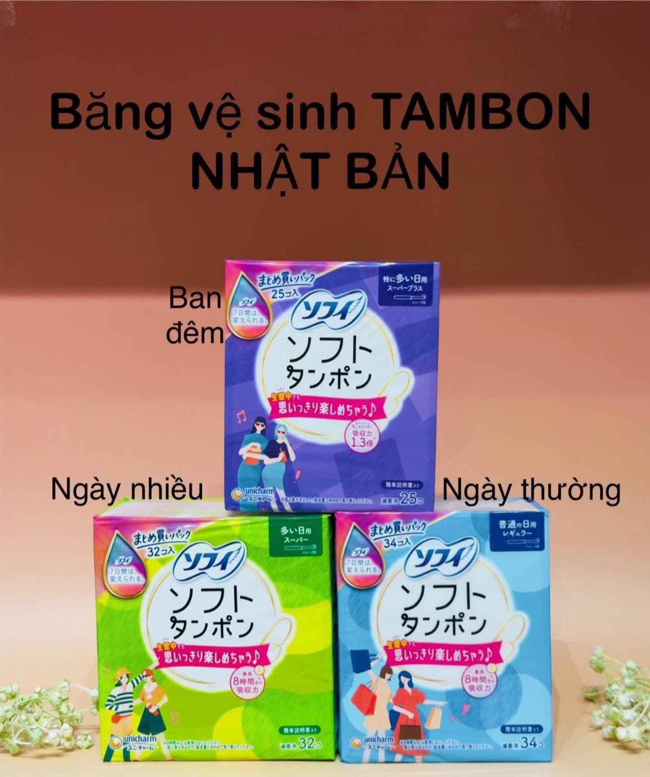 Tampon Nội Địa Nhật (băng vệ sinh dạng ống)