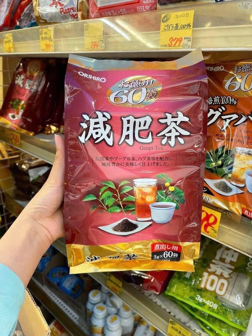 Trà Genpi Orihiro Hỗ Trợ Tiêu Mỡ Nội Địa Nhật (60 túi)