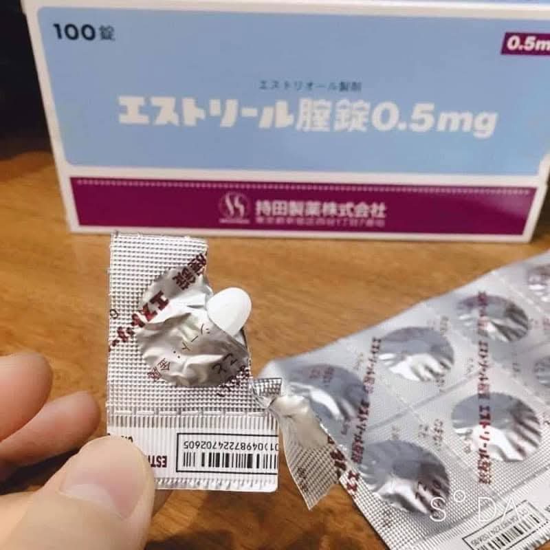 Viên Đặt Phụ Khoa Estriol 0.5mg Nội Địa Nhật (Mochida)