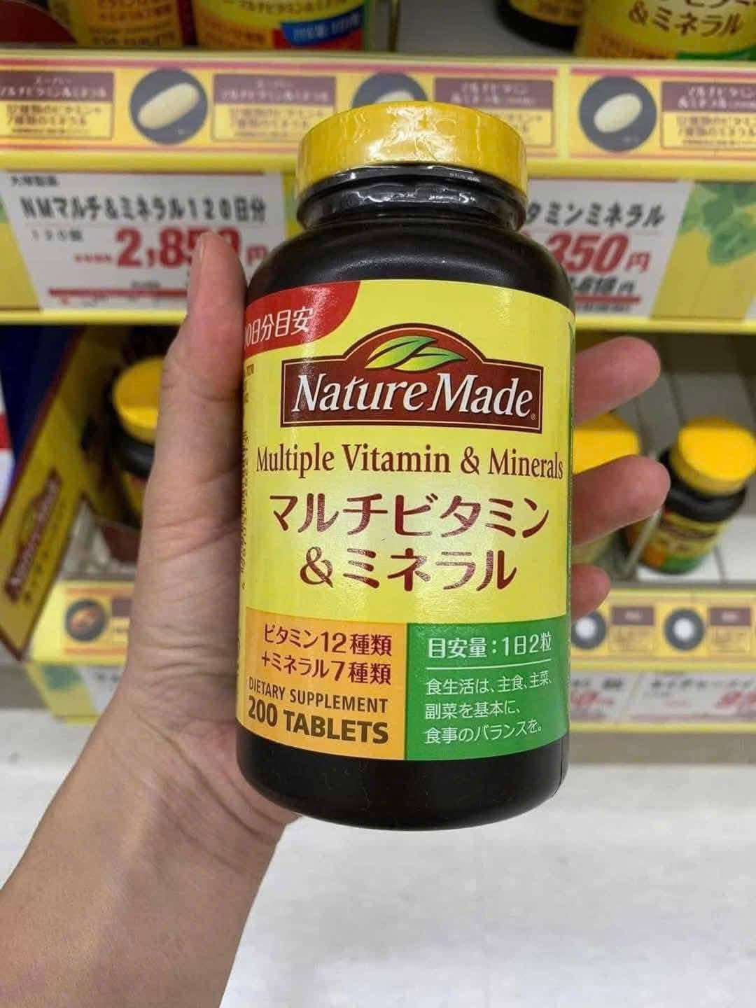 Vitamin Tổng Hợp Nature Made Super Multiple Vitamin & Minerals (120 viên)